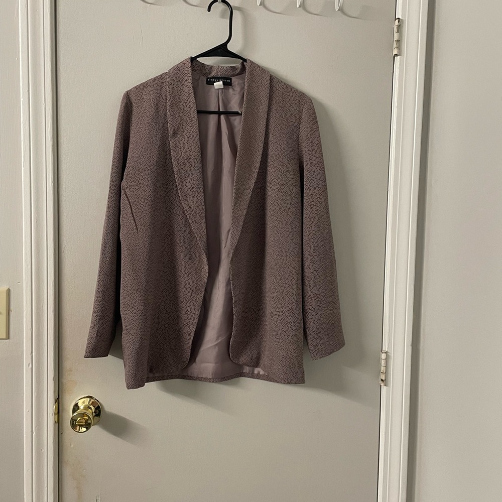 Simply Styled Mauve Blazer